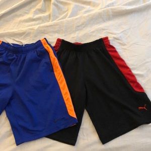 2 Medium shorts puma nike